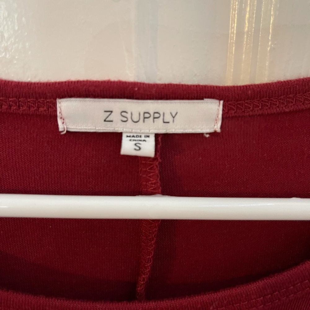 Red Z supply dress